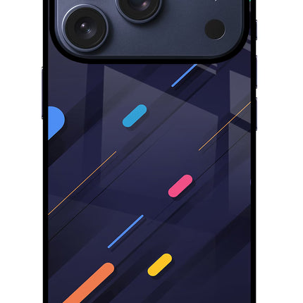 Abstract Design iPhone 17 Pro Glass Case Back Cover by Casekaro