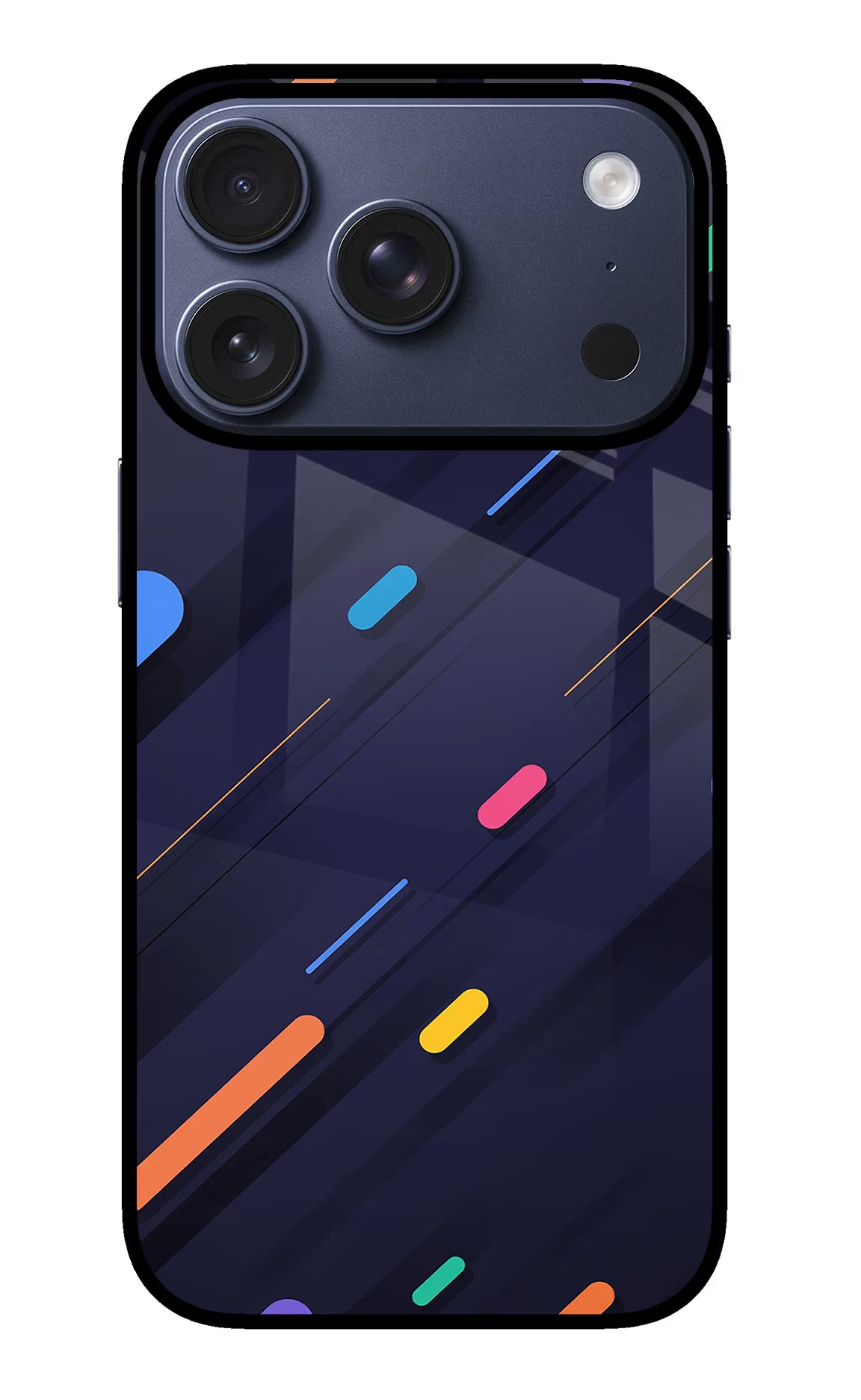 Abstract Design iPhone 17 Pro Glass Case Back Cover by Casekaro