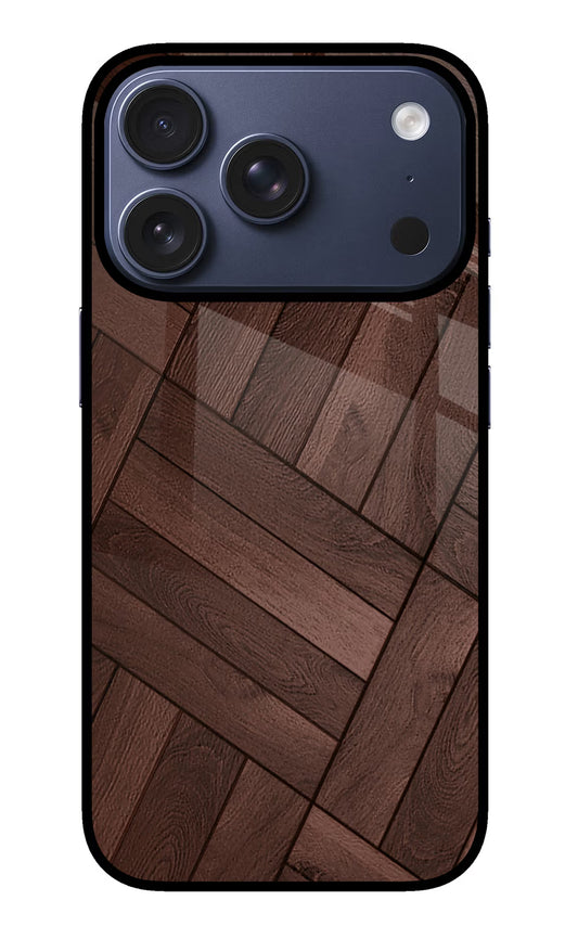 Wooden Texture Design iPhone 17 Pro Glass Case