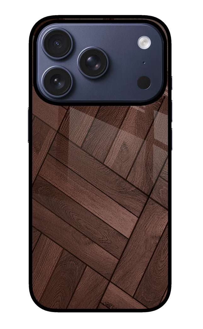 Wooden Texture Design iPhone 17 Pro Glass Case