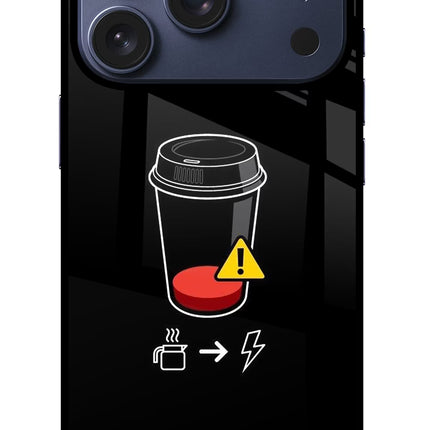 Coffee iPhone 17 Pro Glass Case Back Cover by Casekaro