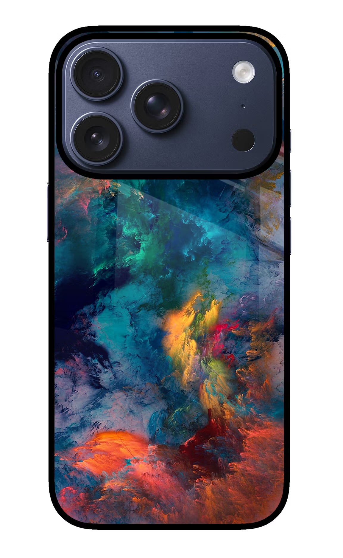 Artwork Paint iPhone 17 Pro Glass Case Back Cover by Casekaro