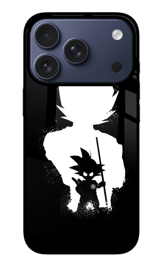Goku Shadow iPhone 17 Pro Glass Case