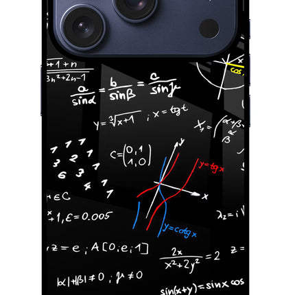 Mathematics Formula iPhone 17 Pro Glass Case