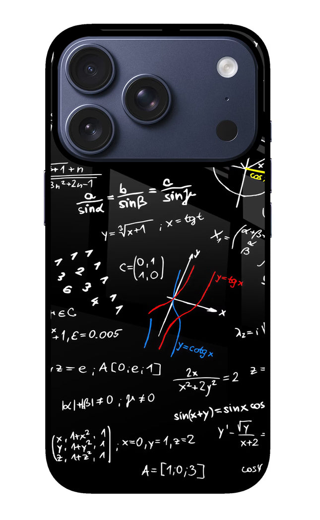 Mathematics Formula iPhone 17 Pro Glass Case