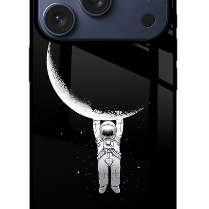 Moon Space iPhone 17 Pro Glass Case