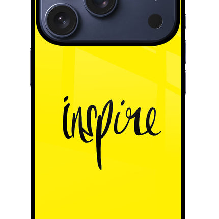 Inspire iPhone 17 Pro Glass Case Back Cover by Casekaro