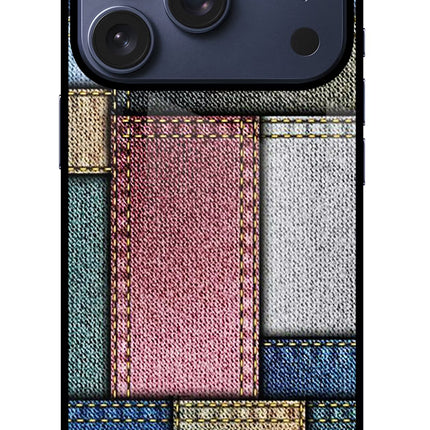 Multicolor Jeans iPhone 17 Pro Glass Case Back Cover by Casekaro