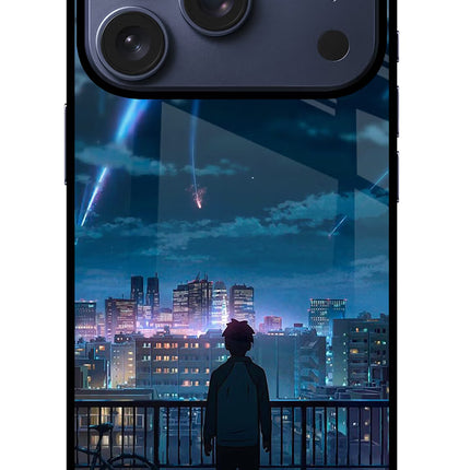 Anime iPhone 17 Pro Glass Case Back Cover by Casekaro