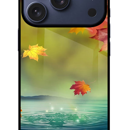 Flowers iPhone 17 Pro Glass Case Back Cover by Casekaro