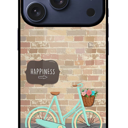 Happiness Artwork iPhone 17 Pro Glass Case Back Cover by Casekaro