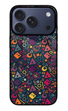 Geometric Abstract iPhone 17 Pro Glass Case