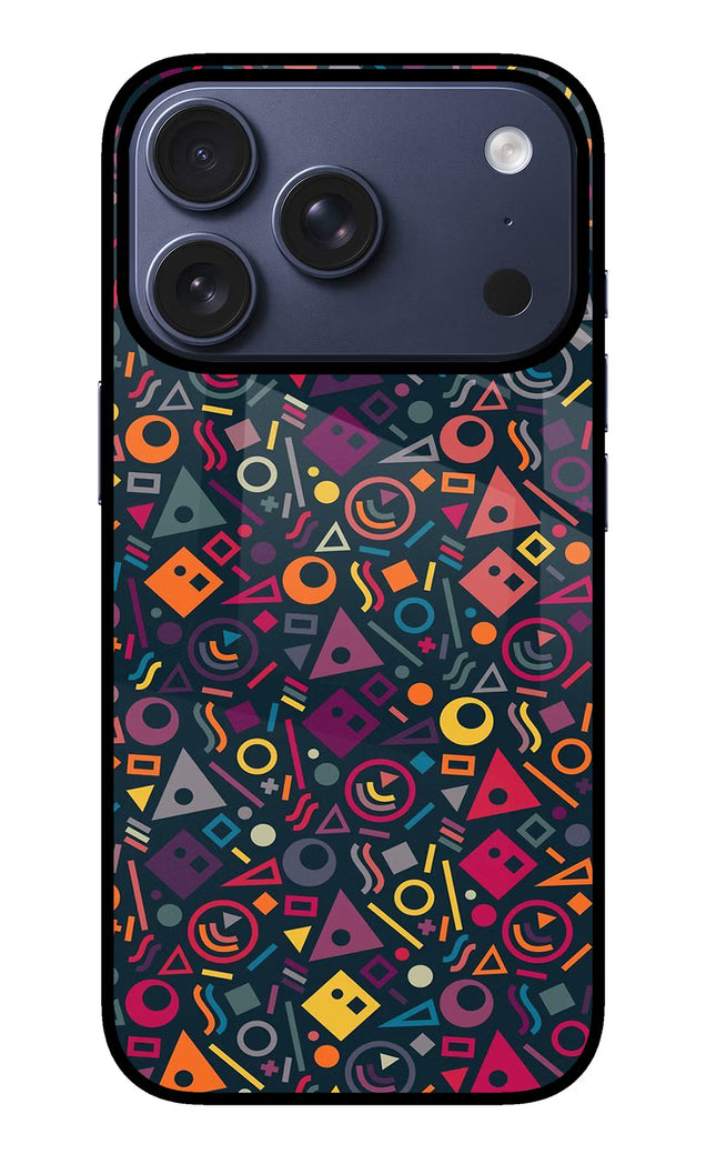 Geometric Abstract iPhone 17 Pro Glass Case