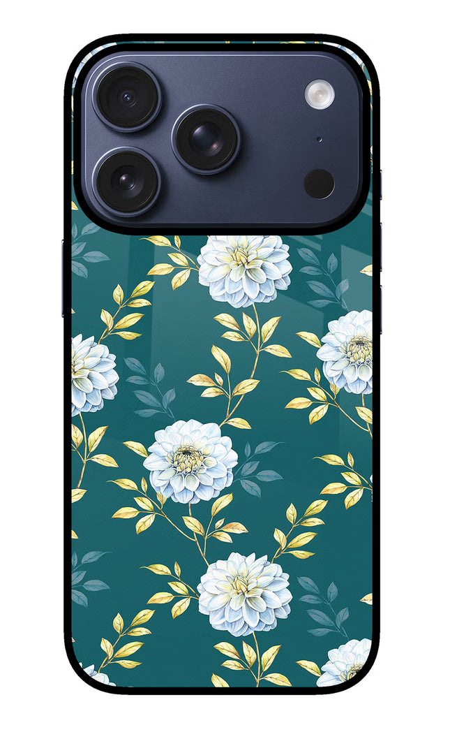 Flowers iPhone 17 Pro Glass Case