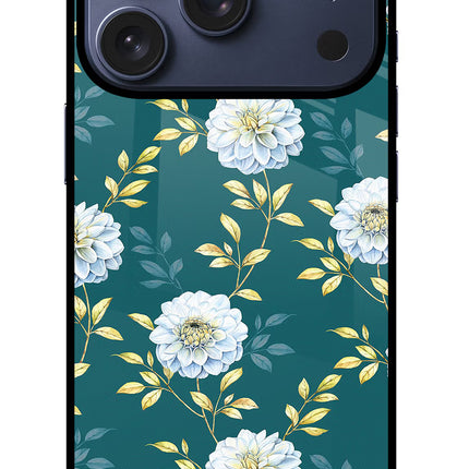 Flowers iPhone 17 Pro Glass Case Back Cover by Casekaro