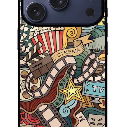 Cinema Abstract iPhone 17 Pro Glass Case