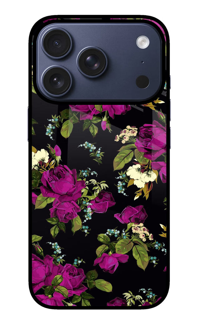 Flowers iPhone 17 Pro Glass Case