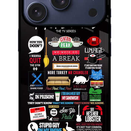 FRIENDS iPhone 17 Pro Glass Case