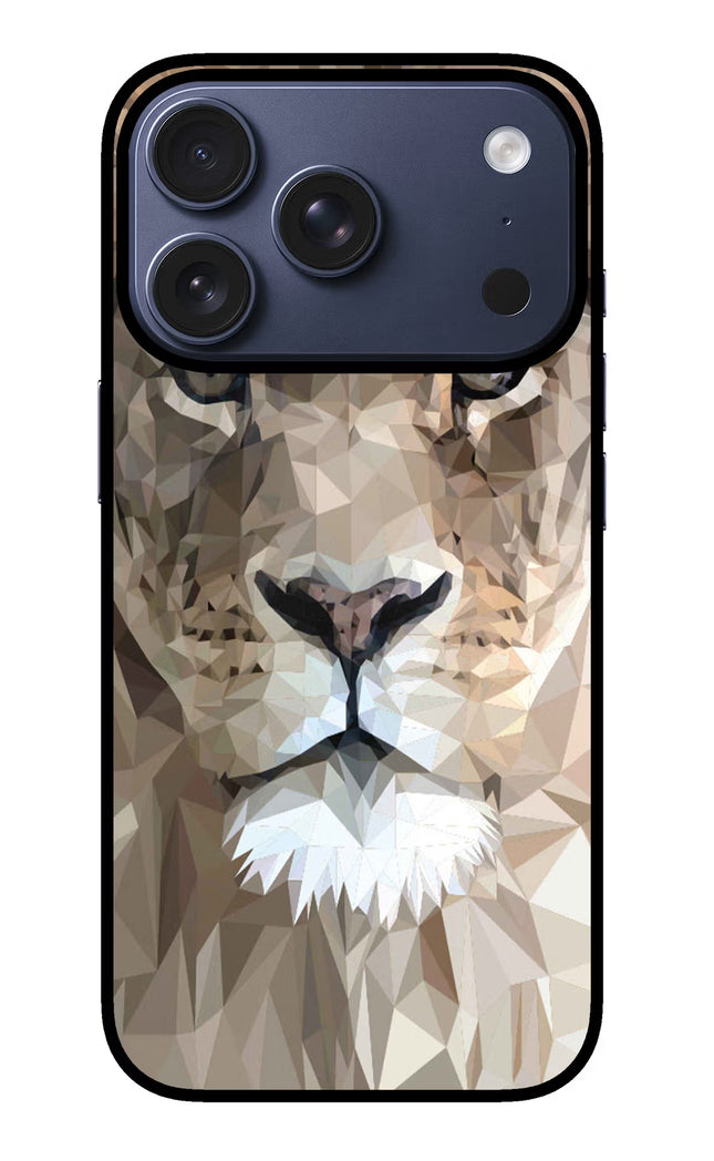 Lion Art iPhone 17 Pro Glass Case