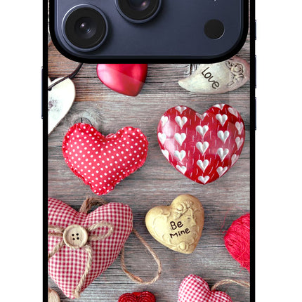 Love Wallpaper iPhone 17 Pro Glass Case Back Cover by Casekaro