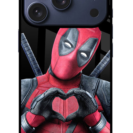Deadpool iPhone 17 Pro Glass Case Back Cover by Casekaro