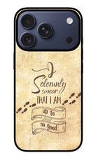I Solemnly swear that i up to no good iPhone 17 Pro Glass Case