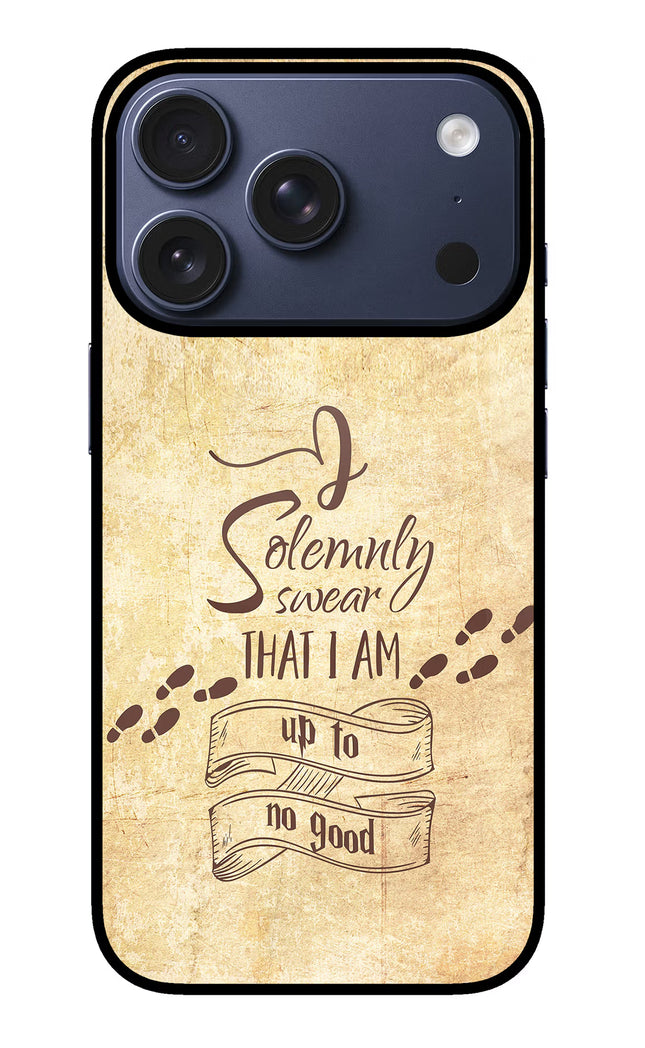 I Solemnly swear that i up to no good iPhone 17 Pro Glass Case