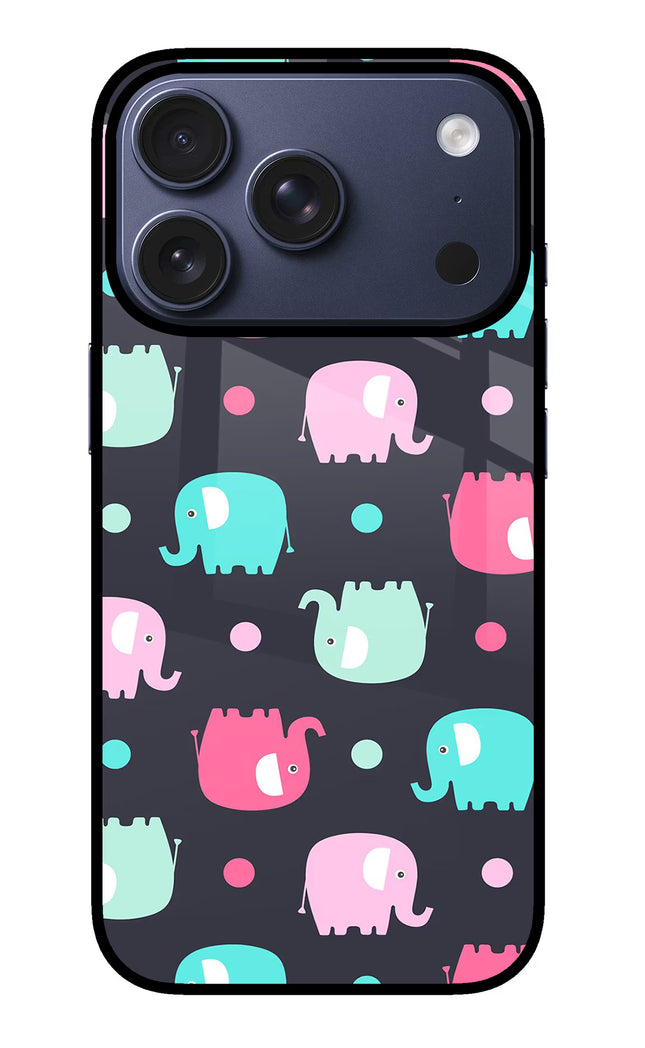Elephants iPhone 17 Pro Glass Case