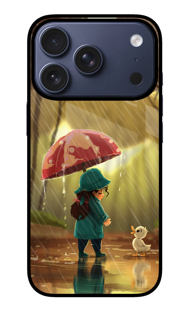 Rainy Day iPhone 17 Pro Glass Case