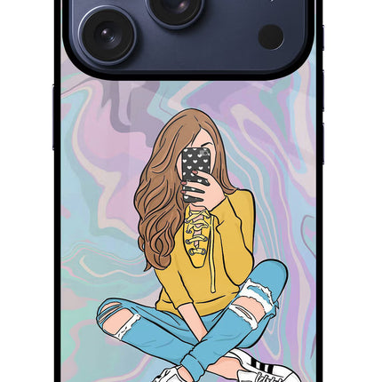 Selfie Girl iPhone 17 Pro Glass Case