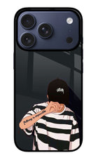 Aesthetic Boy iPhone 17 Pro Glass Case