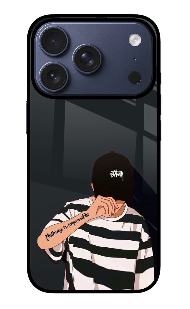 Aesthetic Boy iPhone 17 Pro Glass Case