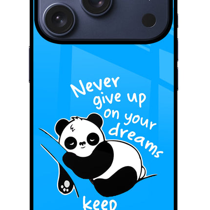Keep Sleeping iPhone 17 Pro Glass Case