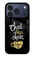 Chai Bina Chain Kaha Re iPhone 17 Pro Glass Case
