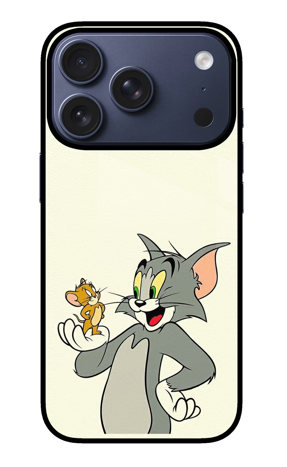 Tom & Jerry iPhone 17 Pro Glass Case Back Cover by Casekaro