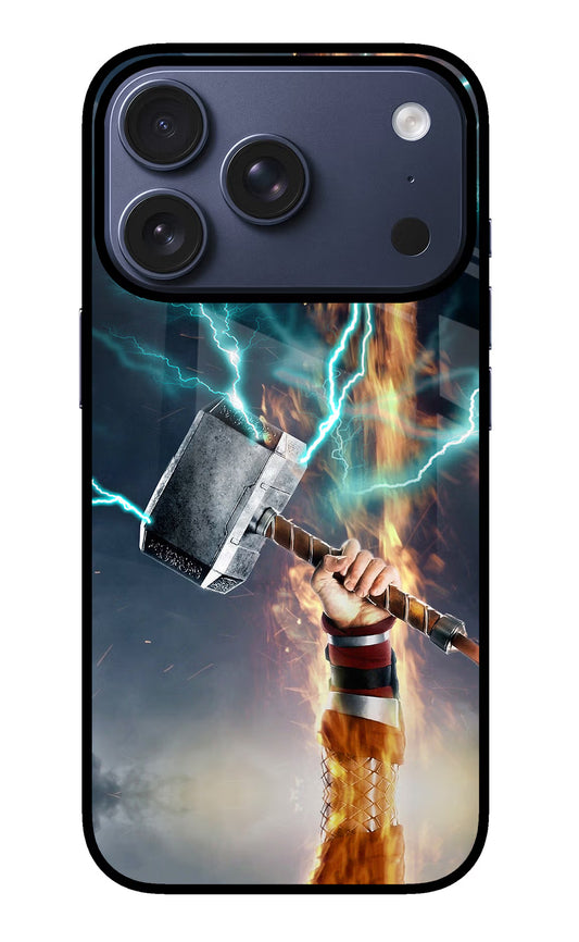 Thor Hammer Mjolnir iPhone 17 Pro Glass Case