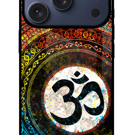 Om Cultural iPhone 17 Pro Glass Case