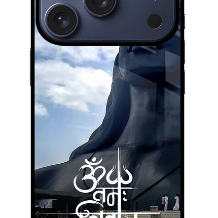 Om Namah Shivay iPhone 17 Pro Glass Case