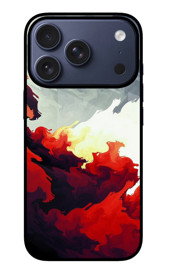 Fire Cloud iPhone 17 Pro Glass Case