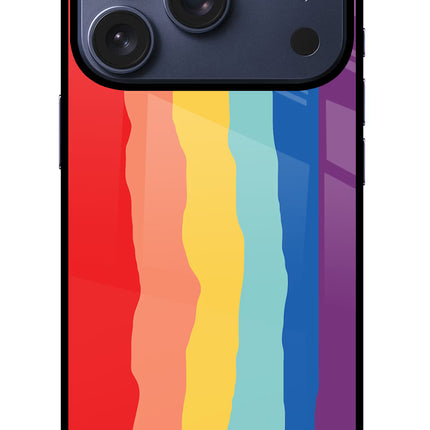 Rainbow iPhone 17 Pro Glass Case