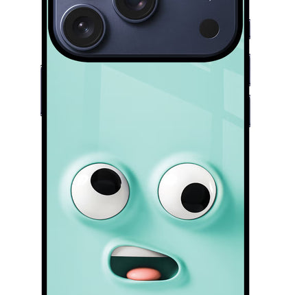 Funny Cartoon iPhone 17 Pro Glass Case