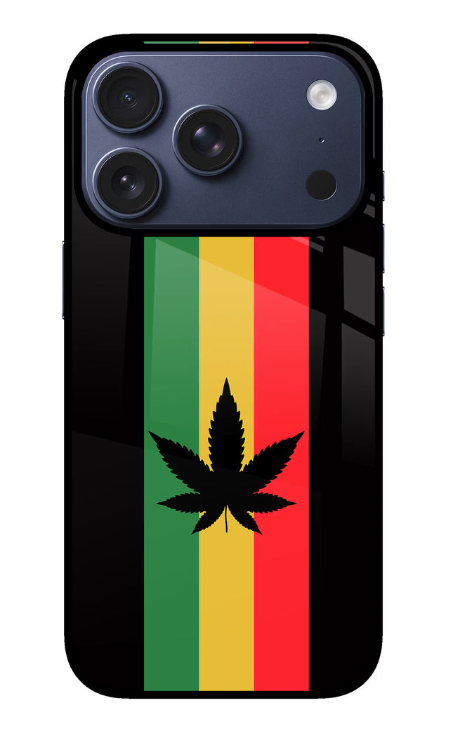 Weed Flag iPhone 17 Pro Glass Case