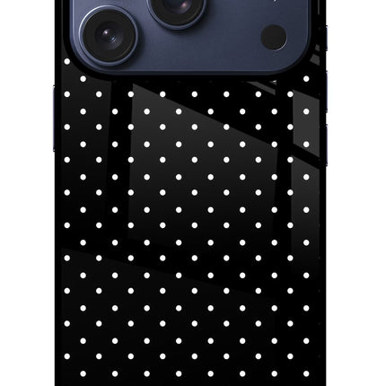White Dots iPhone 17 Pro Glass Case