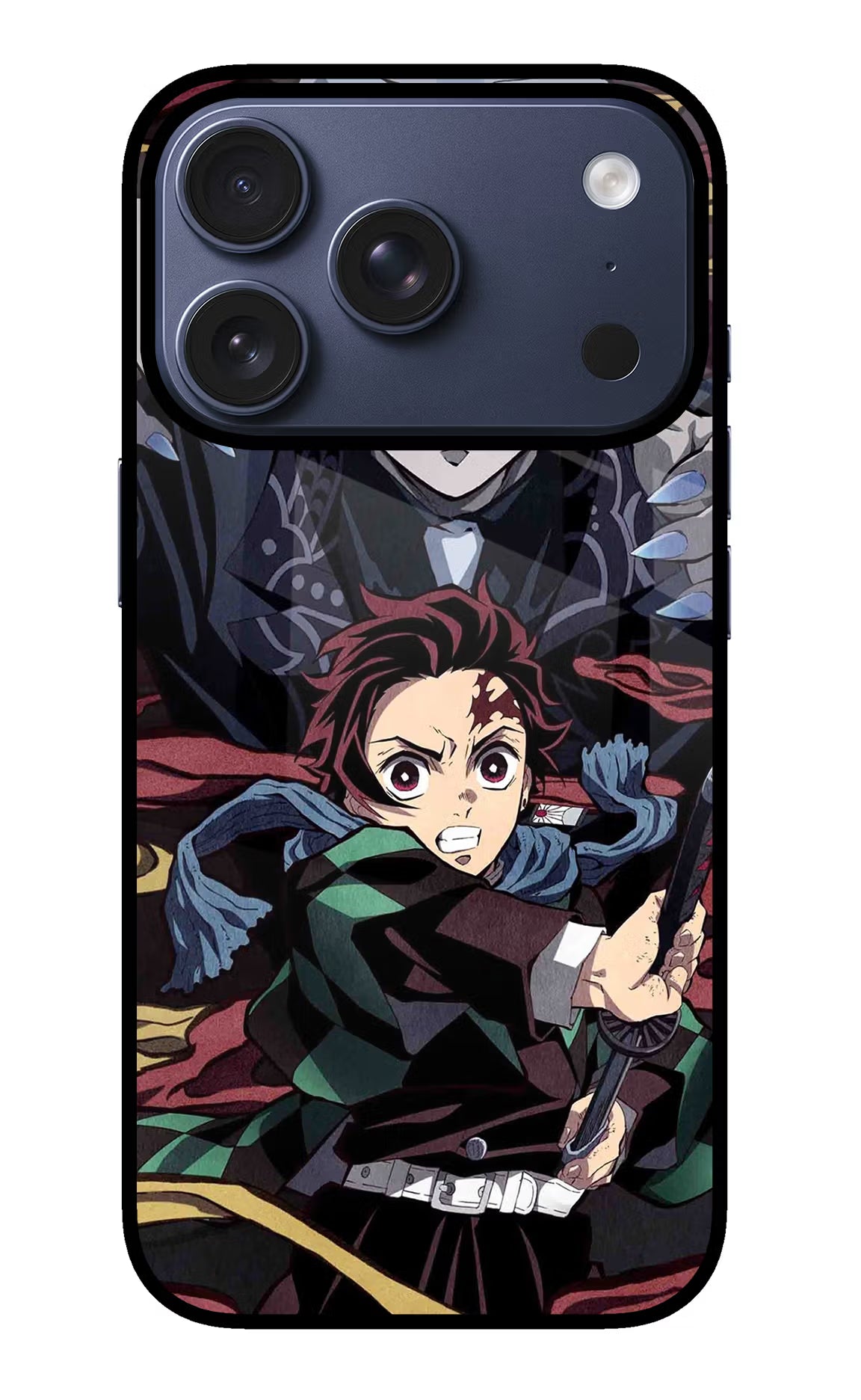 Demon Slayer iPhone 17 Pro Glass Case Back Cover by Casekaro