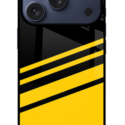 Yellow Shades iPhone 17 Pro Glass Case Back Cover by Casekaro