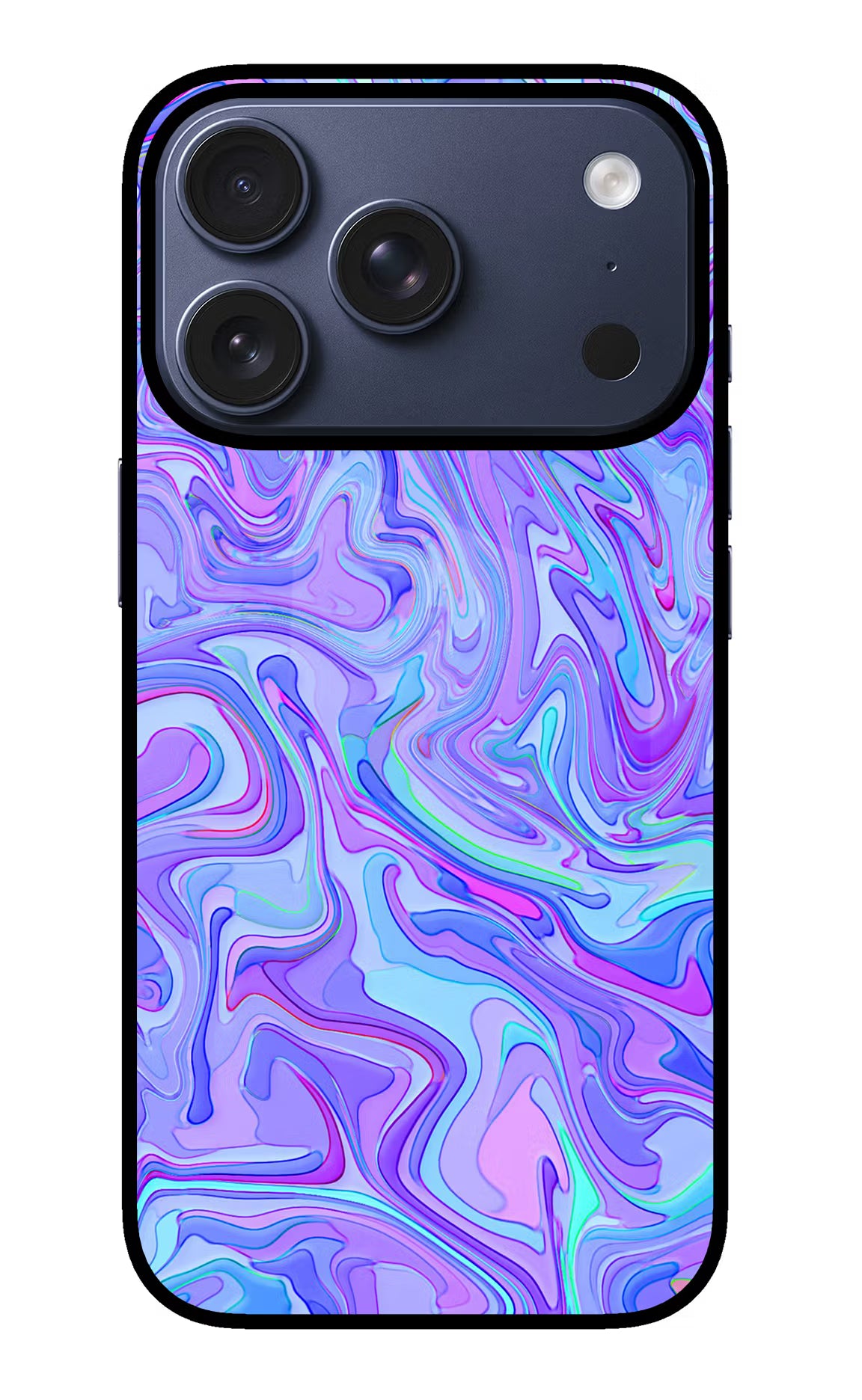 Glitter iPhone 17 Pro Glass Case Back Cover by Casekaro