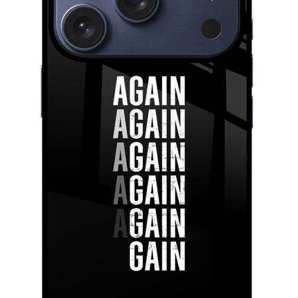 Again Again Gain iPhone 17 Pro Glass Case