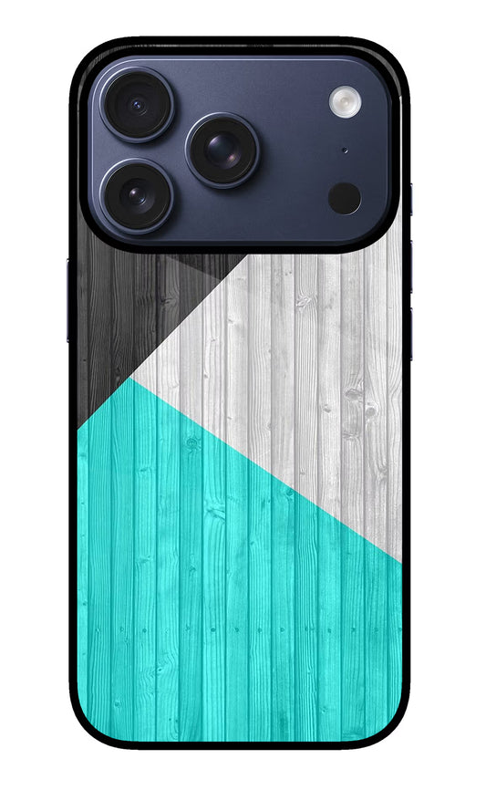 Wooden Abstract iPhone 17 Pro Glass Case