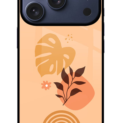 Bohemian Art iPhone 17 Pro Glass Case Back Cover by Casekaro