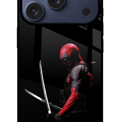 Deadpool iPhone 17 Pro Glass Case Back Cover by Casekaro